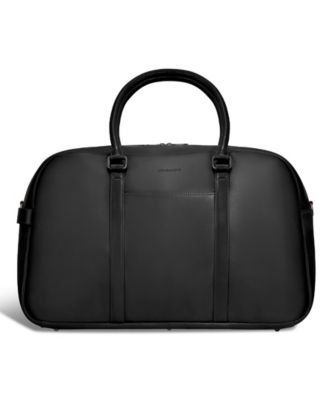 Onyx Leather Duffle Bag