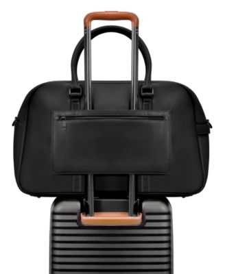 Onyx Leather Duffle Bag