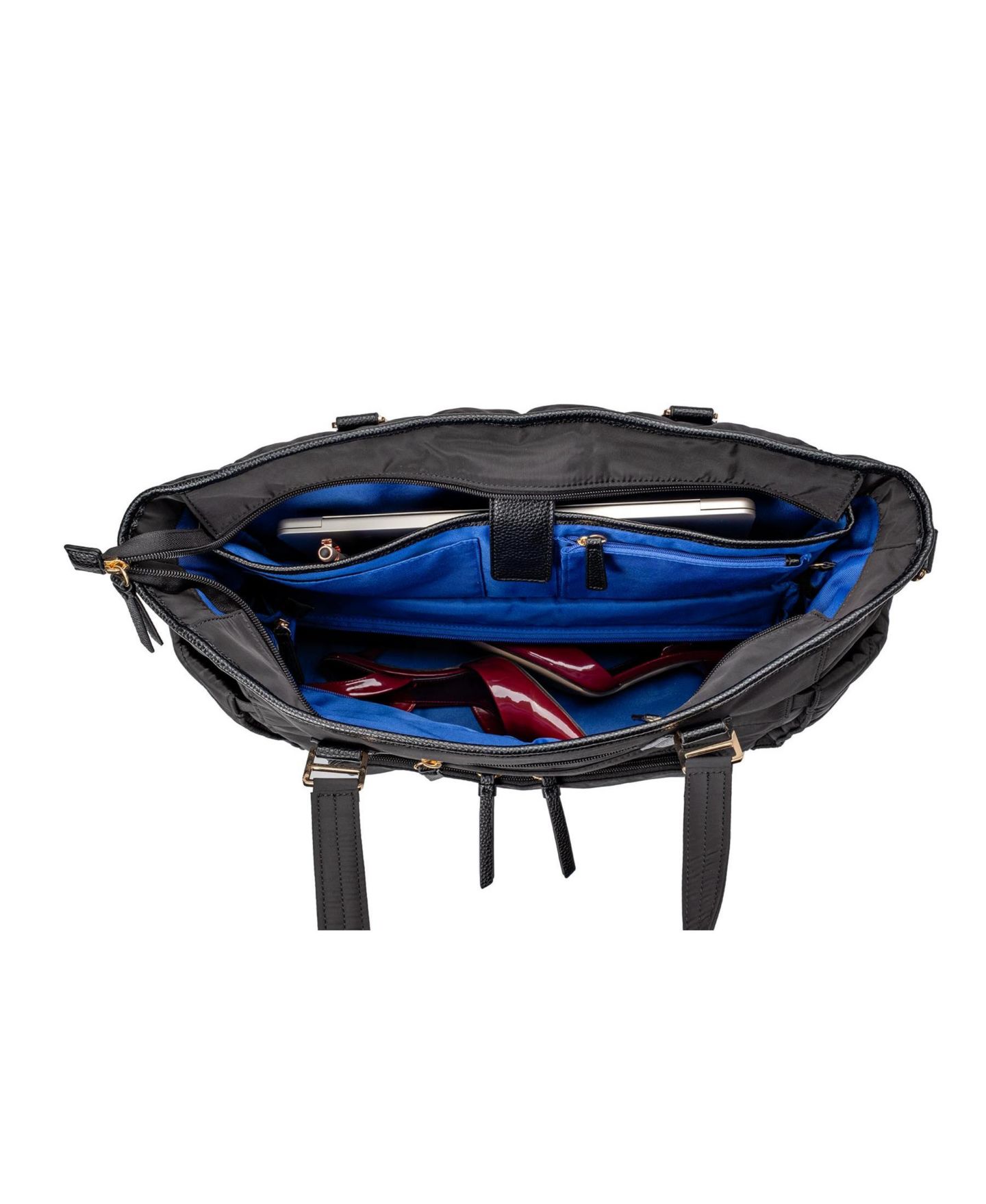 Женская сумка MinkeeBlue Convertible Organizational Ella with Lunch, цвет: Чёрный — фото 7