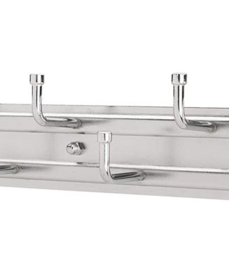 12" Pullout Belt Rack Closet Storage Organizer, Chrome, BRC-12CR