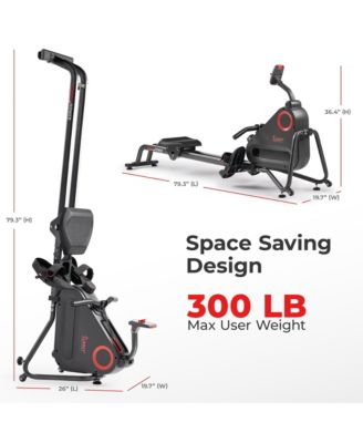 SMART Silent Magnetic Rowing Machine with Dual Slide Rail