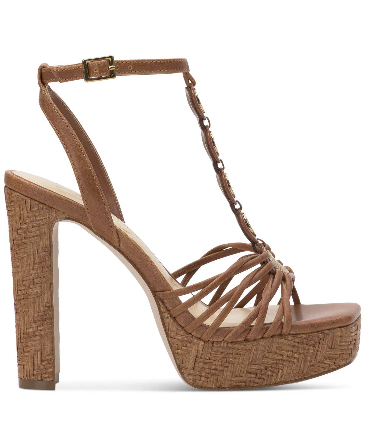 Jessica Simpson Colero Ankle Strap Platform Sandal In Western Tan