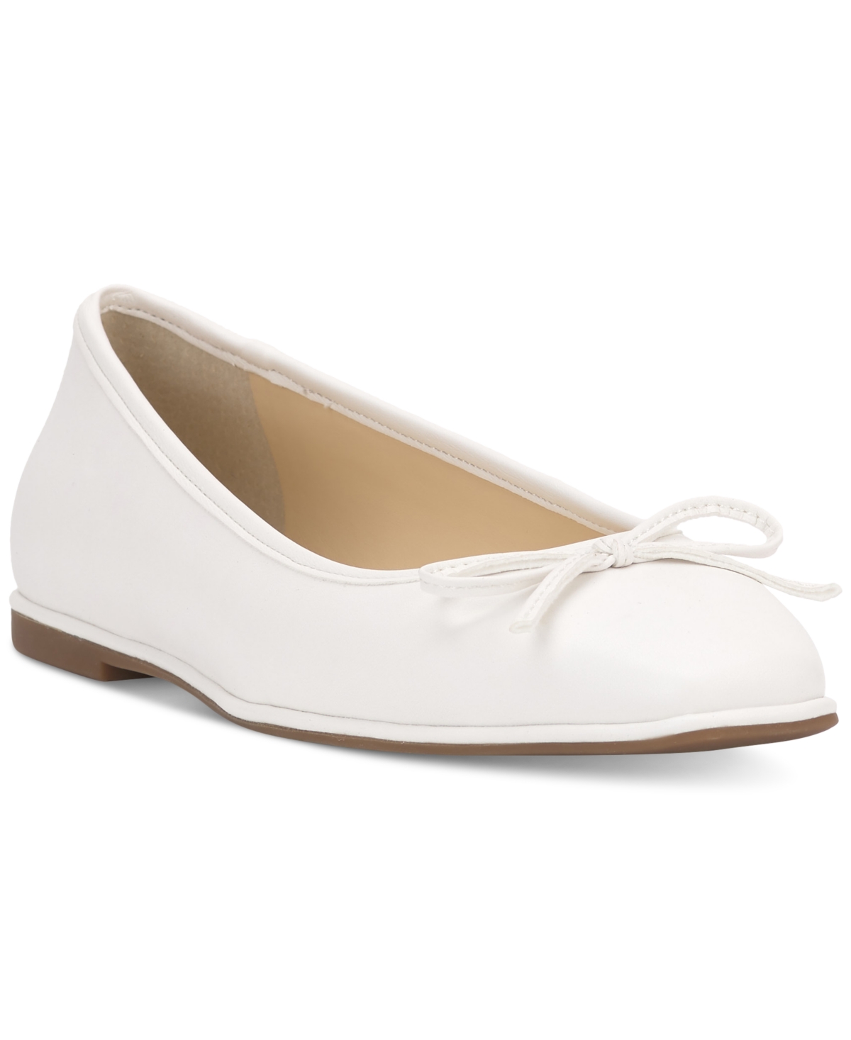 Jessica Simpson Vayrina Ballet Flat In Bright White