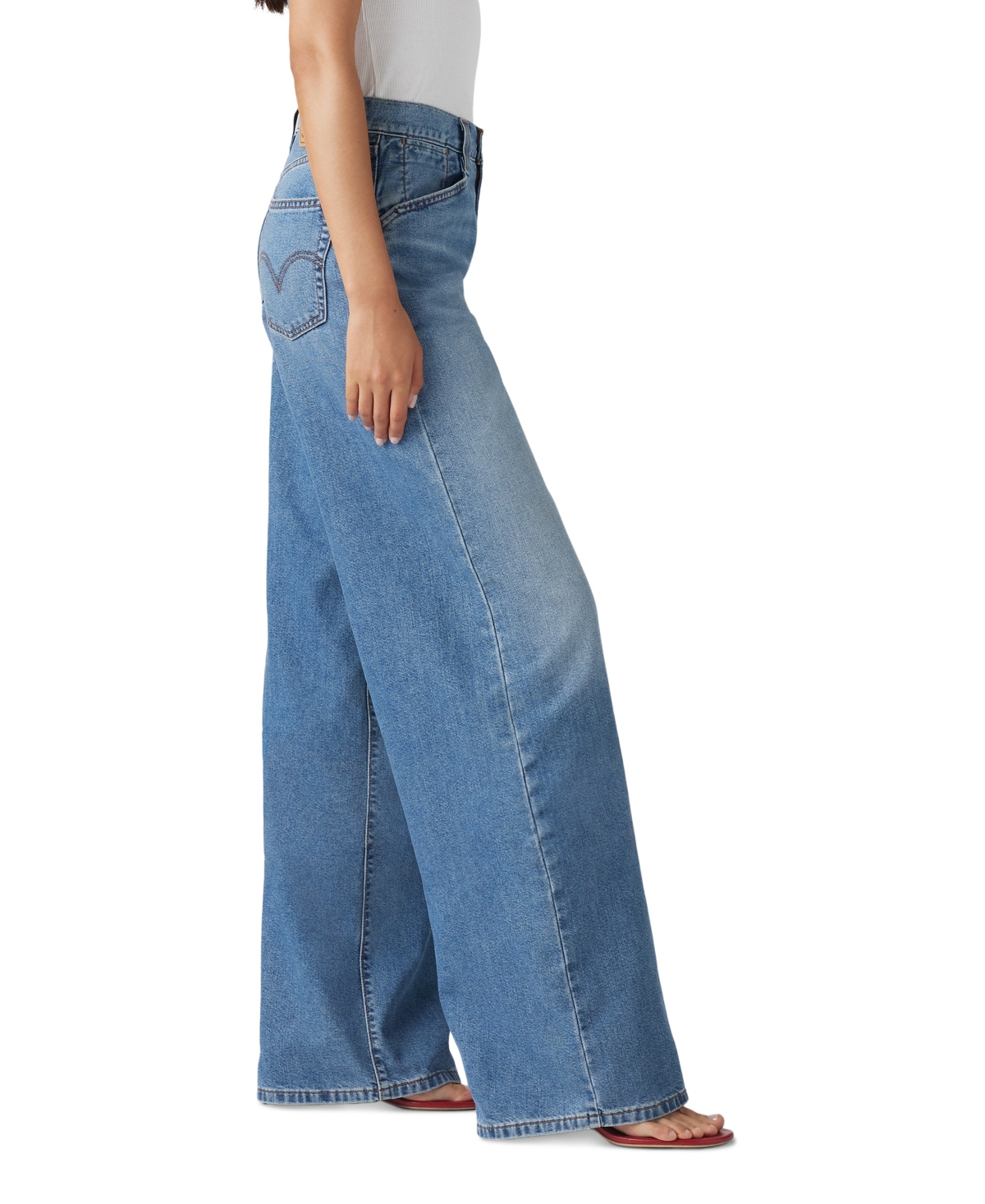 Levi's Women's '94 Baggy Wide-leg Relaxed-fit Denim Jeans In Cool Vertical