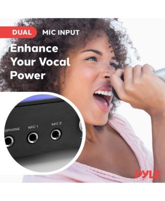 Bluetooth Home Theater Amplifier - Multi-Channel Pro Audio Stereo Pre-Amplifier with USB Charge, MP3/USB/SD Readers, FM Radio, Rack Mount (2000W MAX)