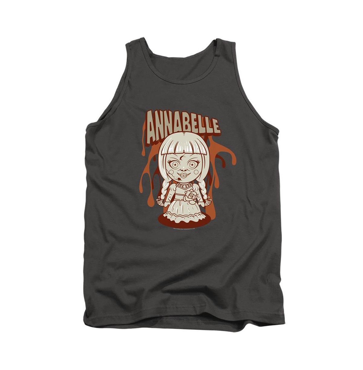 Mens Illustration Adult Tank Top - Charcoal