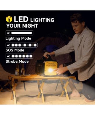 Portable Power Station 1000W 1024Wh Outdoor Solar Generator Fast Charging