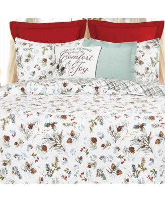 Seaglass Flange Accent Throw Pillow