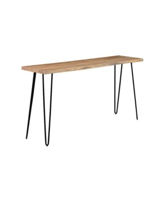 Nature's Edge Solid Acacia Counter Height Sofa Dining Table