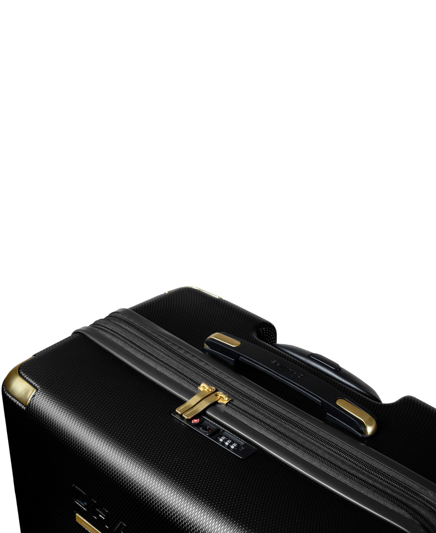 Чемоданы CHAMPS 3-Piece Luxe II Collection Hardside Luggage Set, цвет: Чёрный — фото 3