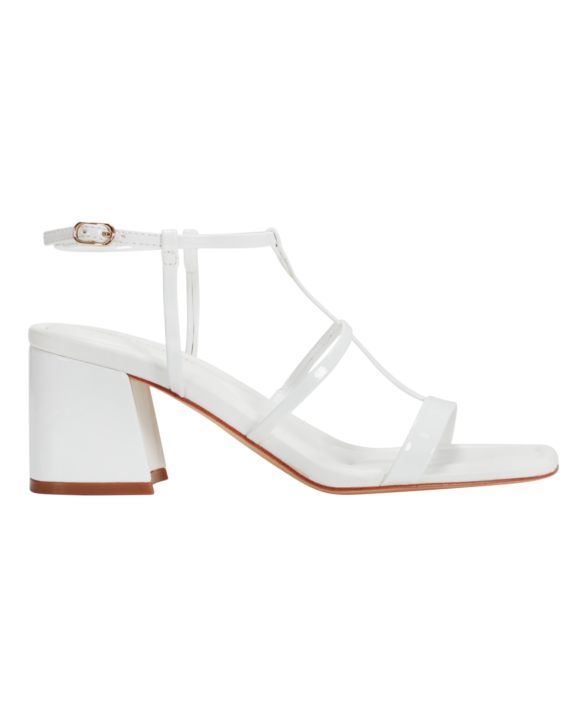 MARC FISHER WOMEN'S GELLYN CAGED BLOCK HEEL SANDALS 