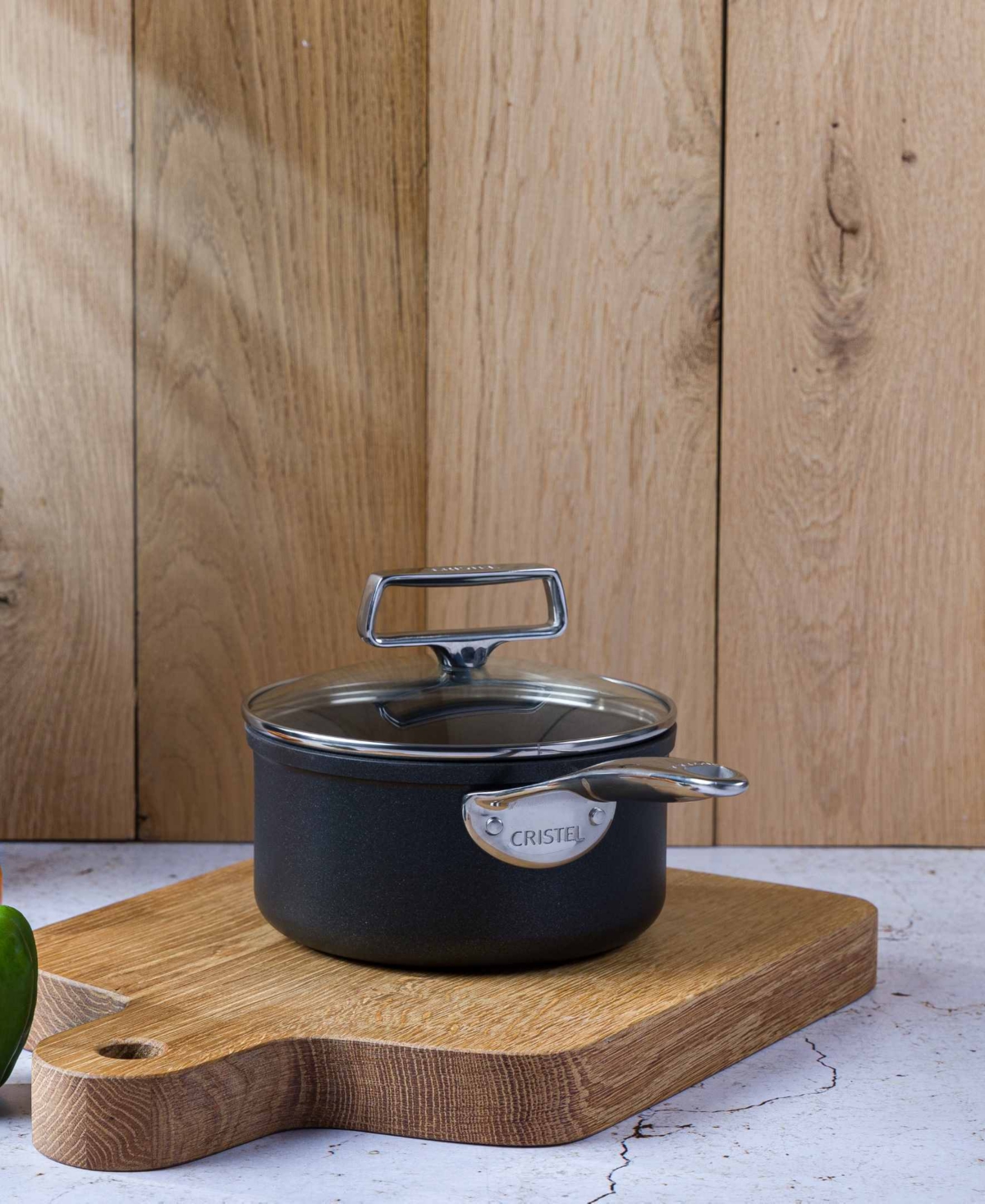 Cristel Castel Pro Ultralu 1.5 Qt Non-stick Saucepan With In No Color