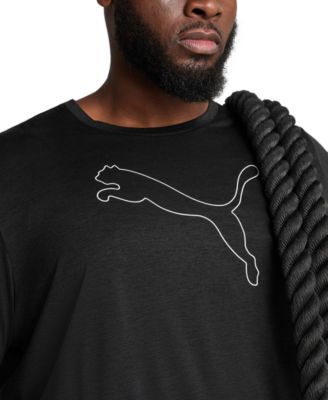 Men's Performance Cat Logo Graphic Training T-Shirt 