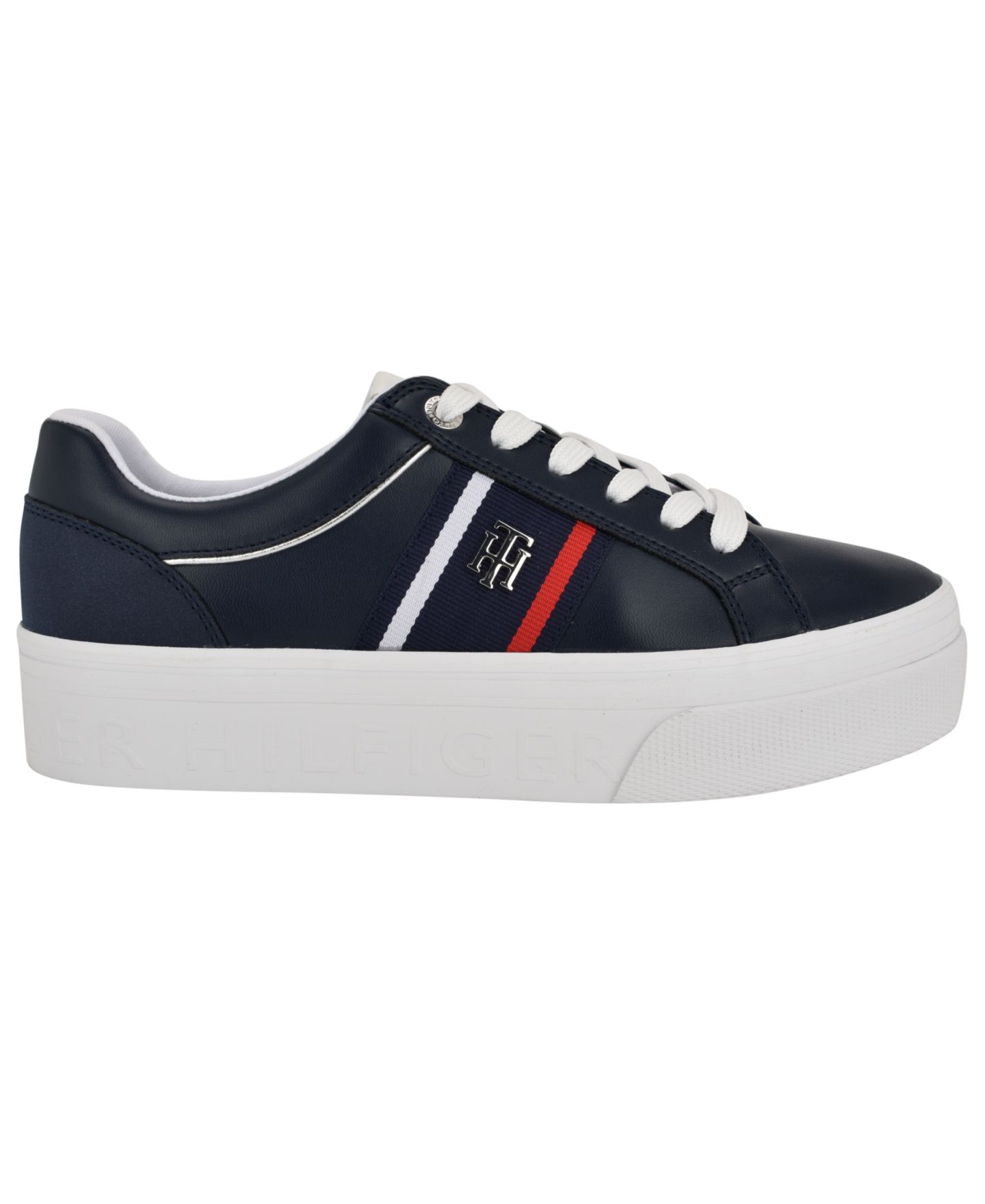 Женские кроссовки Tommy Hilfiger Badria Logo Platform, цвет: Тёмный синий — фото 2