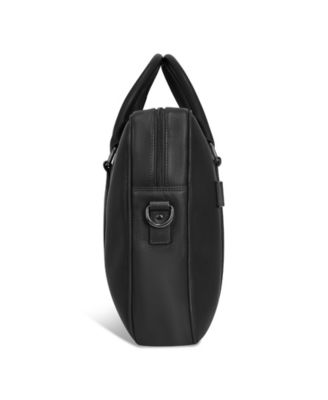 Onyx Collection Leather Slim Briefcase
