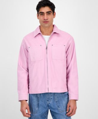 Sun + Stone Men's Long Sleeve Corduroy Zip-Front Jacket