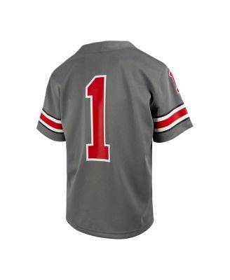 Toddler 1 Steel Ohio State Buckeyes Alternate Untouchable Replica Football Jersey