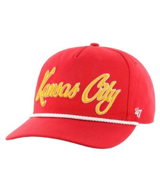 Men's Red Kansas City Chiefs Overhand Hitch Adjustable Hat