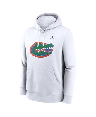 Men's White Florida Gators Primetime Evergreen Club Fleece Pullover Hoodie