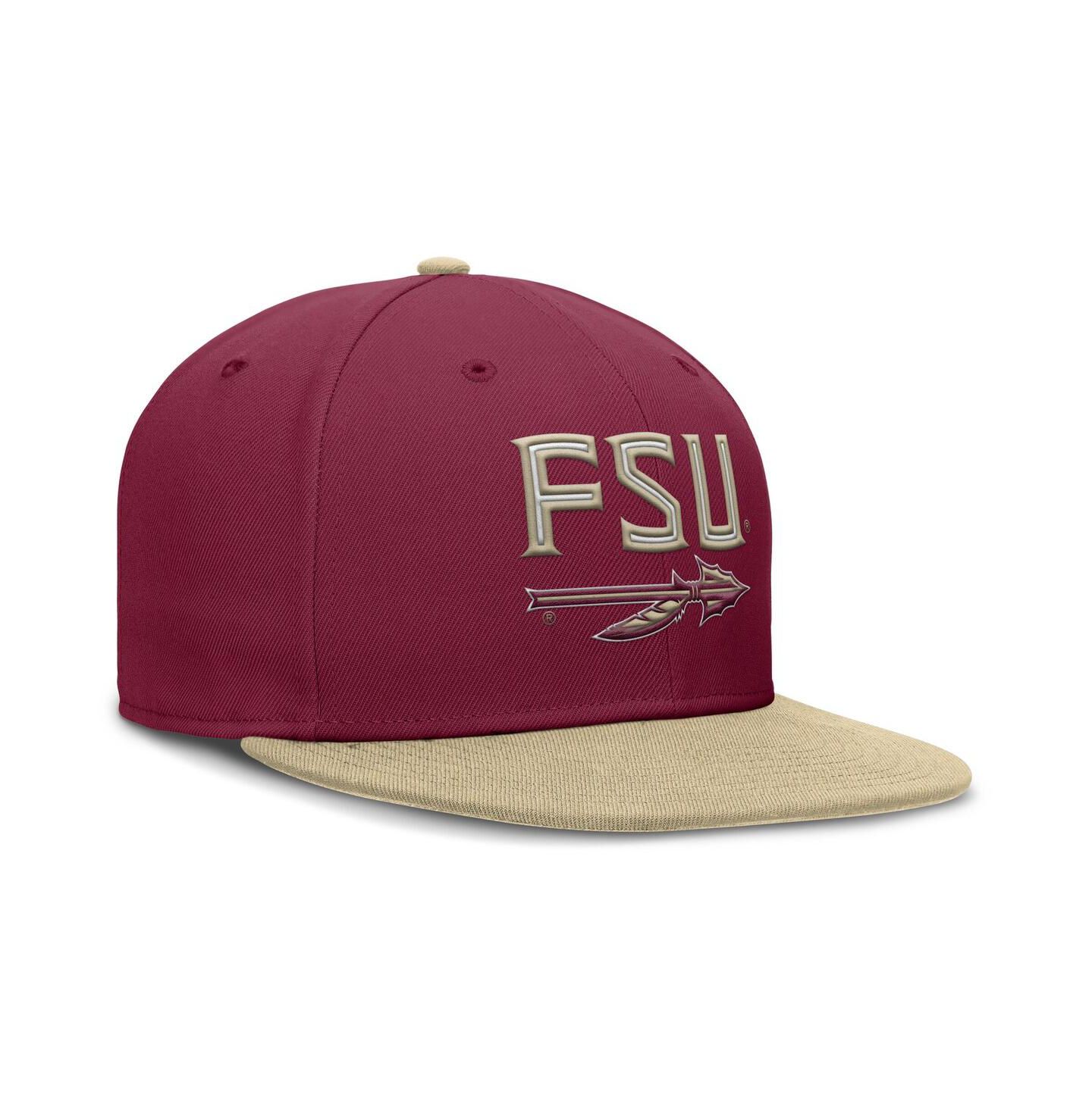 Мужская кепка Nike Garnet/Gold Florida State Seminoles Two-Tone Primetime Performance Fitted Hat — фото 3