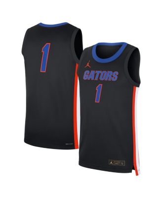 Jordan - Men's 1 Black Florida Gators Alternate Replica Jersey