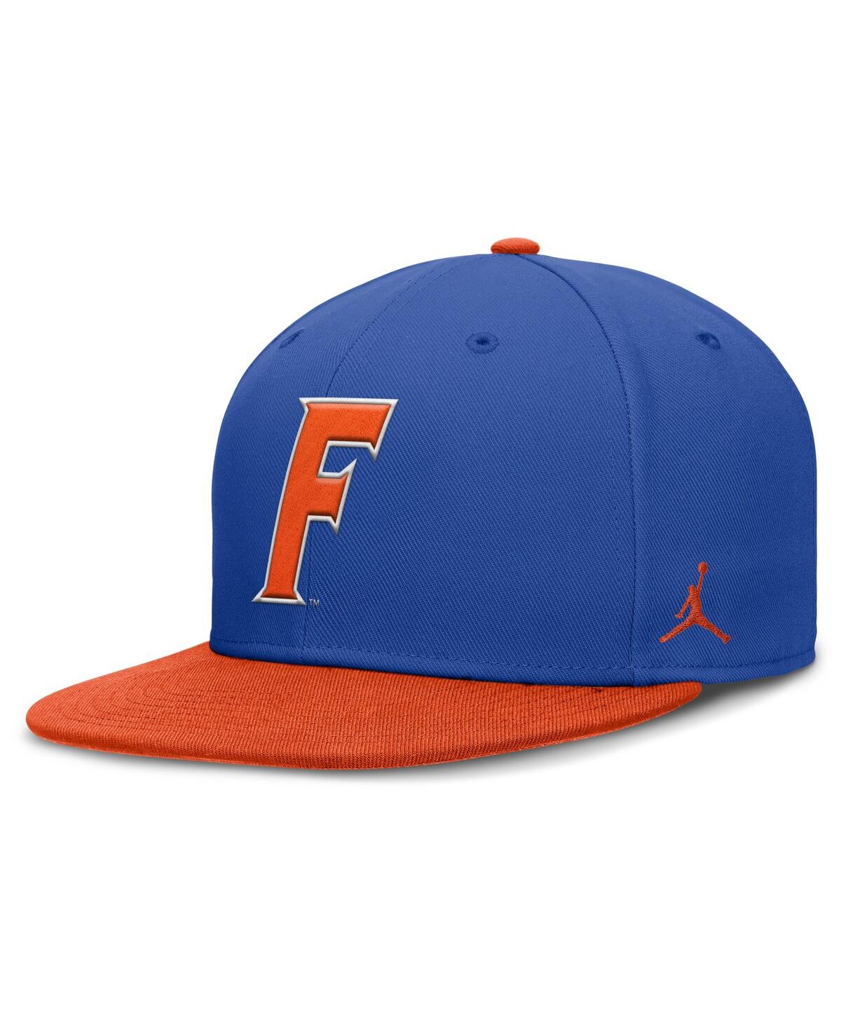 Jordan Men's Royal/orange Florida Gators Two-tone Primetime Performance Fitted Hat In Royal,orange