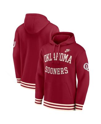 Nike - Men's Crimson Oklahoma Sooners Legacy Retro Pullover Hoodie