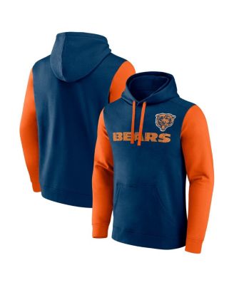 Fanatics - Men's Navy Chicago Bears Fleece Pullover Hoodie