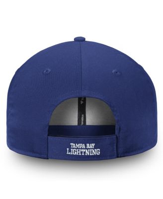 Men's Blue Tampa Bay Lightning Core Adjustable Hat