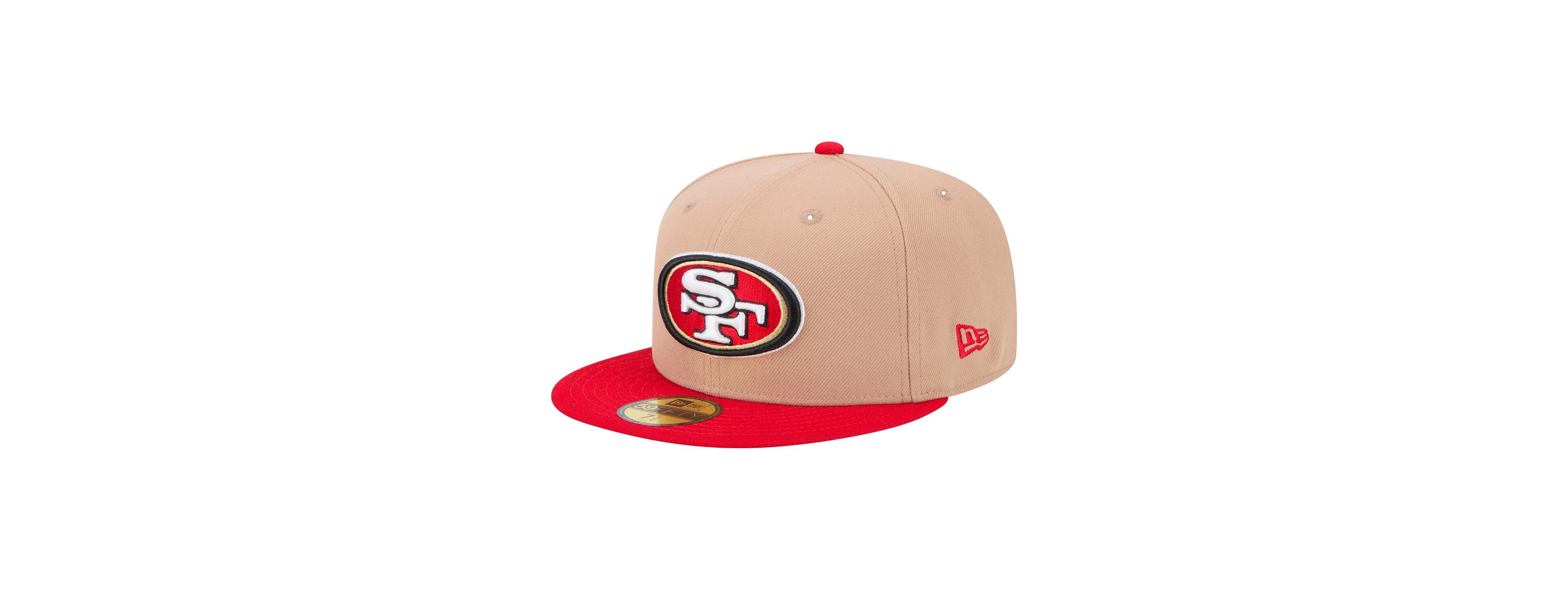 New Era Men's Tan San Francisco 49ers Logo Main 59FIFTY Fitted Hat