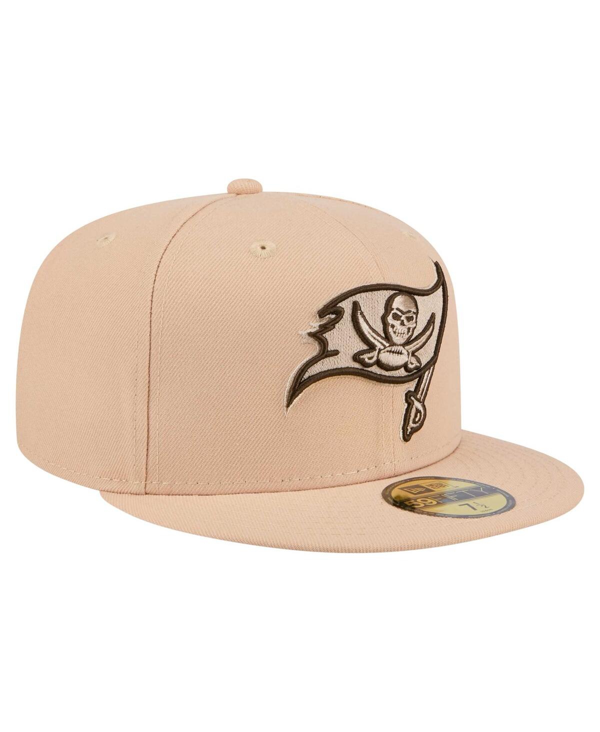 New Era Men's Tan Tampa Bay Buccaneers Candied Pecan 59FIFTY Fitted Hat