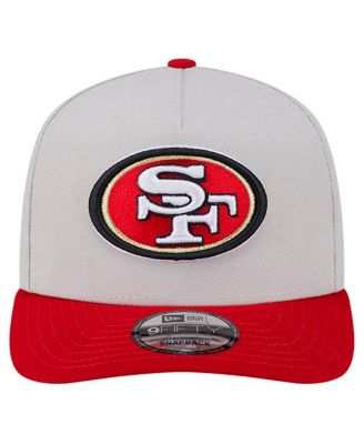 Men's Stone San Francisco 49ers Decent 9FIFTY A-Frame Snapback Hat