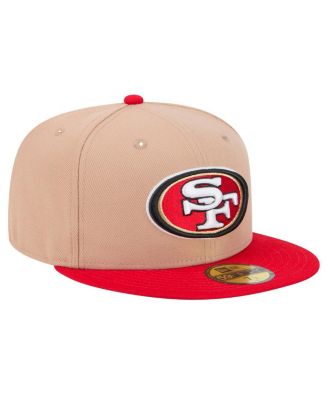 Men's Tan San Francisco 49ers Logo Main 59FIFTY Fitted Hat