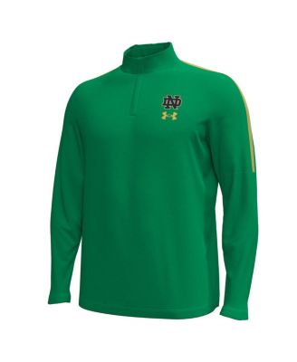Men's Kelly Green Notre Dame Fighting Irish Playoff Performance Quarter-Zip Jacket