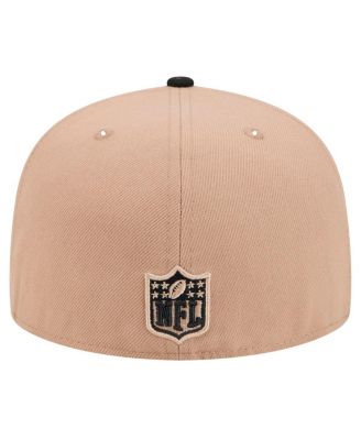 Men's Tan Pittsburgh Steelers Logo Main 59FIFTY Fitted Hat