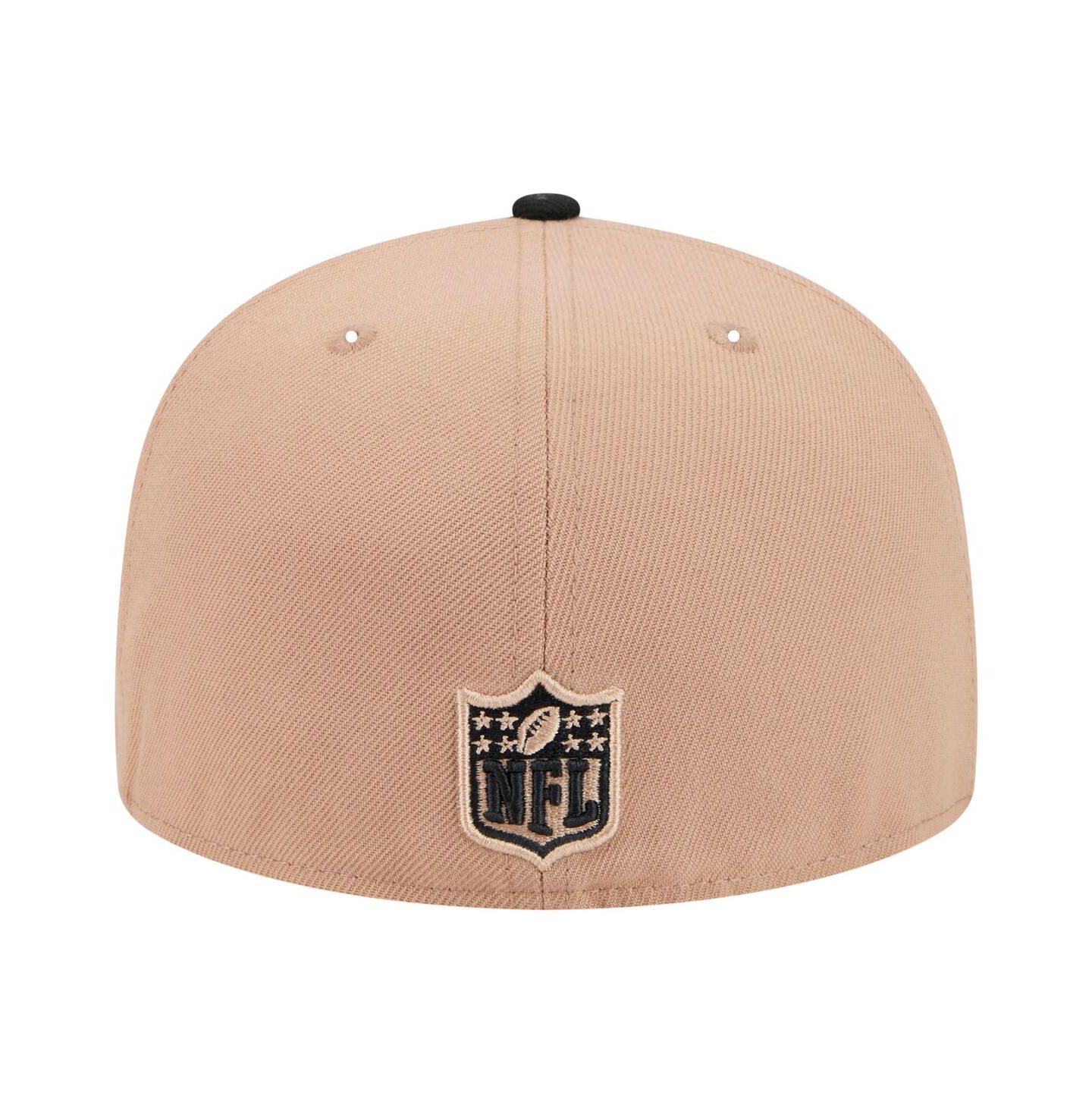 Мужская кепка New Era Tan Pittsburgh Steelers Logo Main 59FIFTY Fitted Hat — фото 3