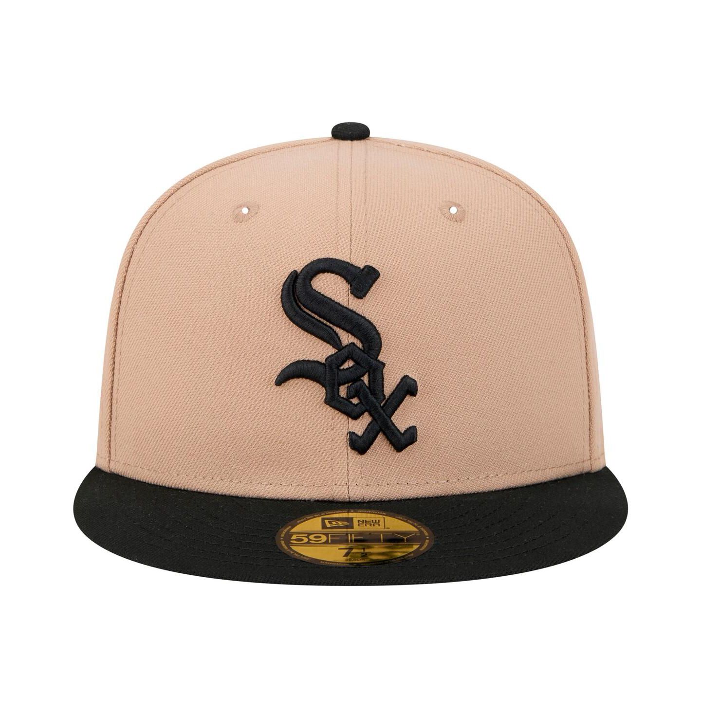 Мужская бейсболка New Era Chicago White Sox 59FIFTY Fitted, Khaki — фото 5