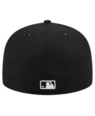 Men's Black New York Yankees Shadow Stitch 59FIFTY Fitted Hat