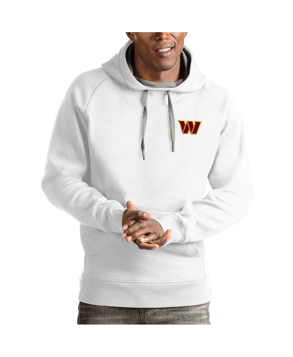 Men's White Washington Commanders Victory Pullover Hoodie - White