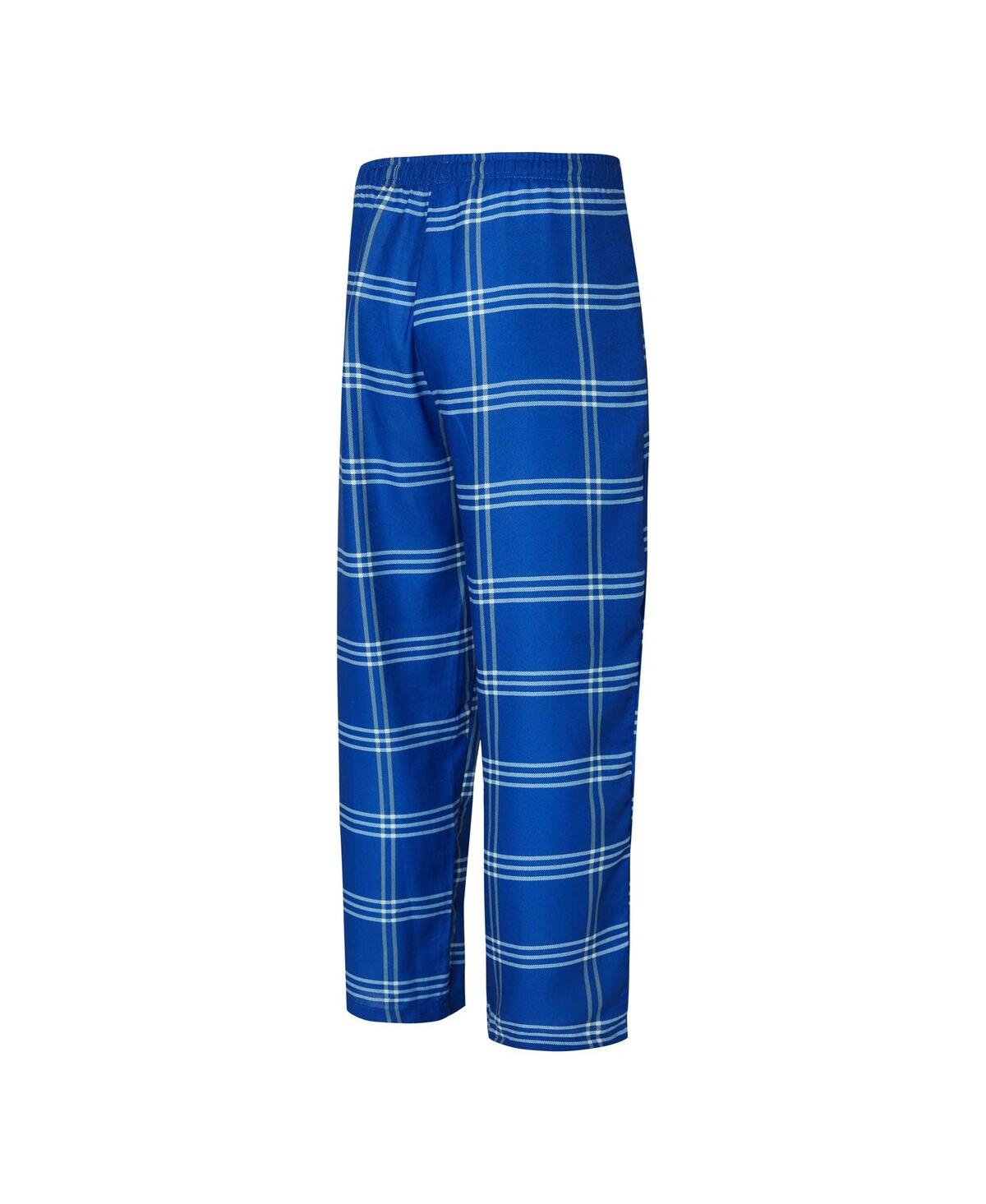 Concepts Sport Men's Boise State Broncos T-shirt Pants Sleep Set In Royal,gray