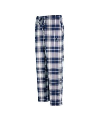 Women's Navy/Gray Dallas Cowboys Ashford Plaid Knit Pants