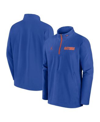 Jordan - Men's Royal Florida Gators Sideline Coaches Quarter-Zip Jacket