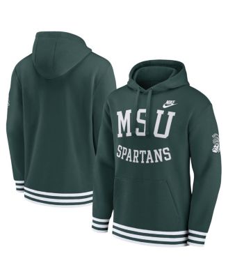 Nike - Men's Green Michigan State Spartans Legacy Retro Pullover Hoodie
