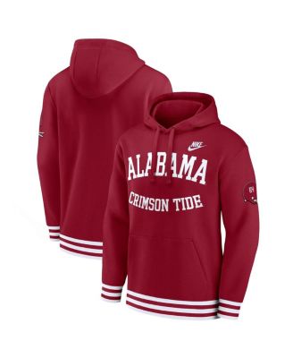 Nike - Men's Crimson Alabama Crimson Tide Legacy Retro Pullover Hoodie