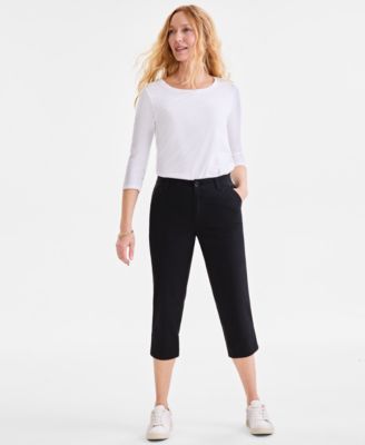 Style & Co - Women's Mid-Rise Comfort Capri Pants