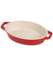 Ceramic 9" Oval Baking Dish 