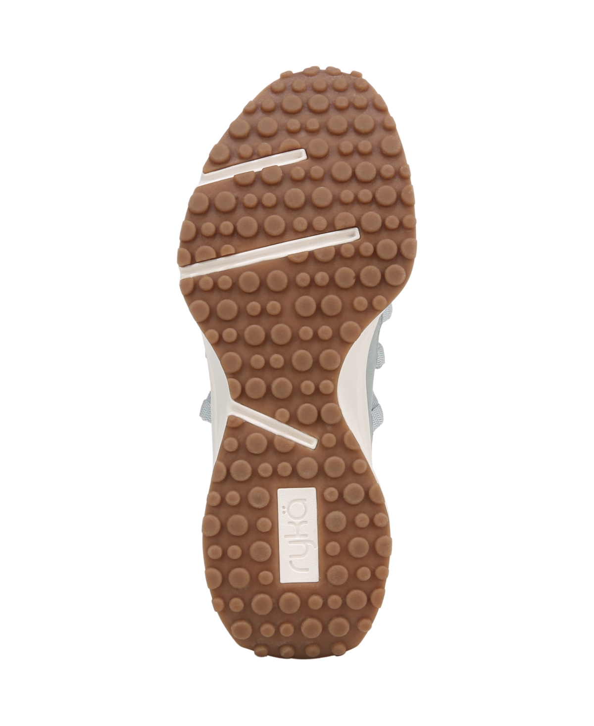 Ryka Women's Jumpstart-lace Slip On Sneakers In Pearl Blue Knit Fabric