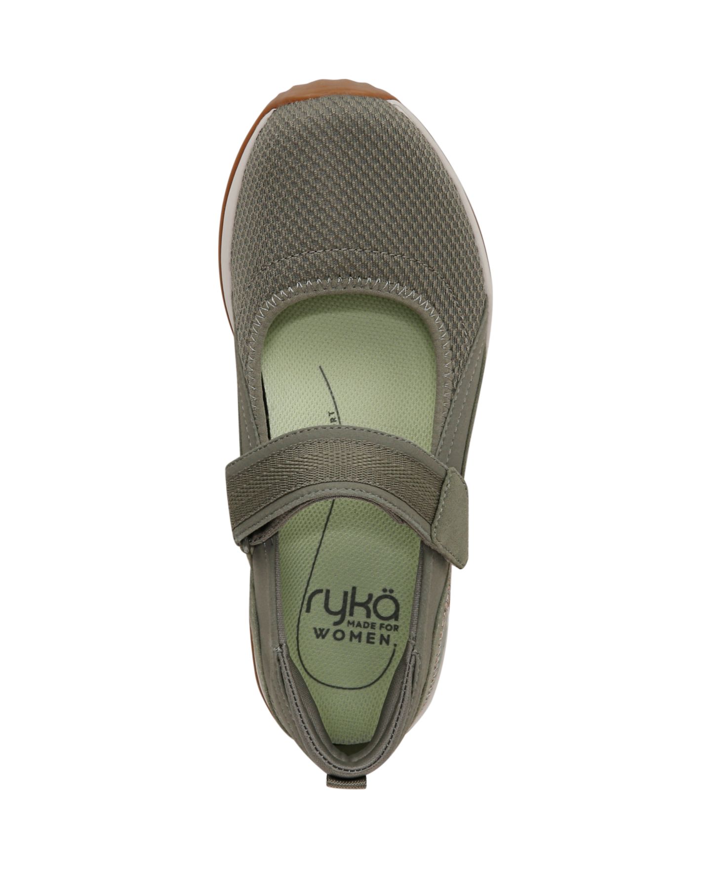 Женские кроссовки Ryka Echo-MJ Sport Mary Janes, цвет: Зелёный сетчатый — фото 4