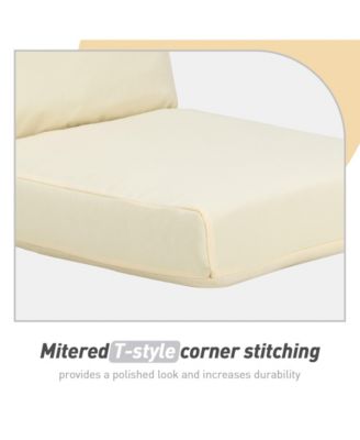 Outdoor Chair Cushion 20.5x20.5x4.33 inches Patio Furniture Seat Cushion - Set of 4