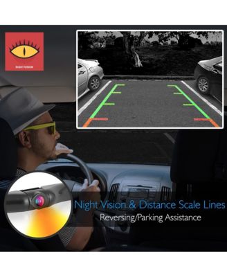 Car Backup Camera & Monitor Display Kit, 7'' Screen, Night Vision, Waterproof